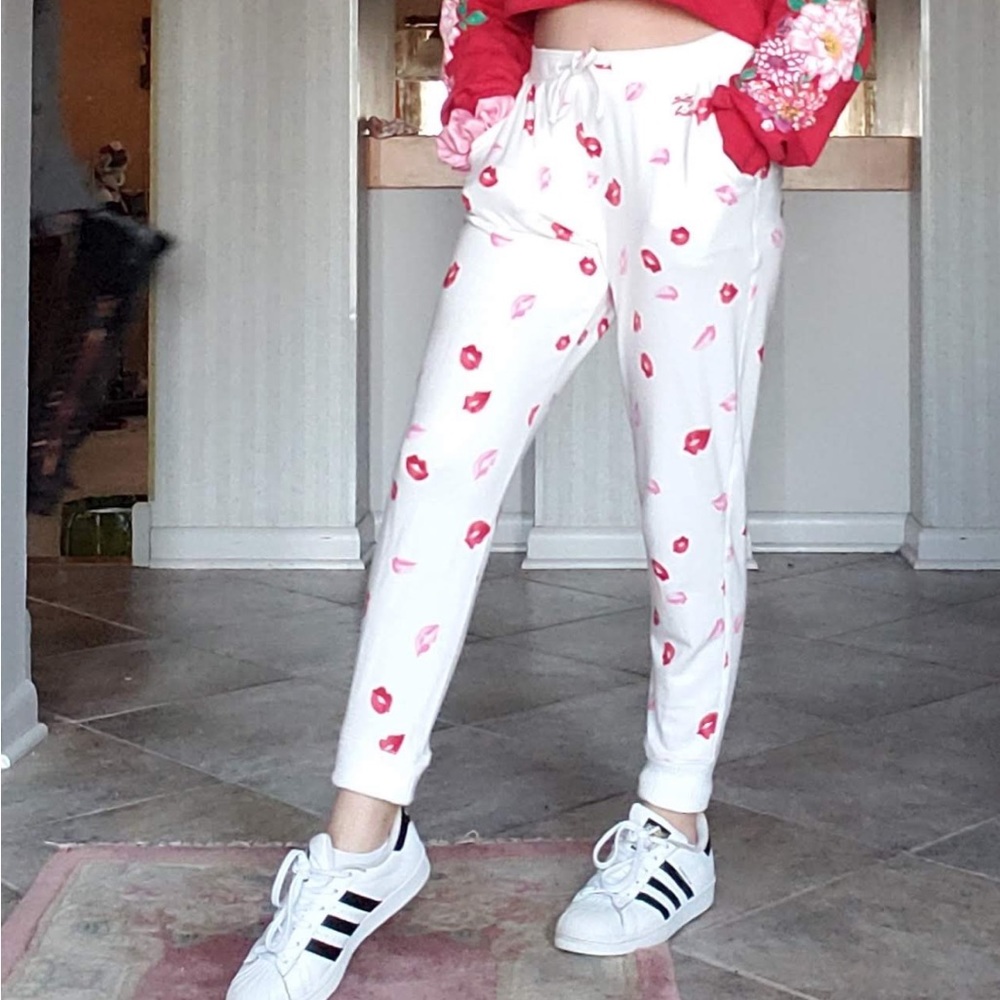Hollister Gilly Hicks Kiss Pajama Joggers XS